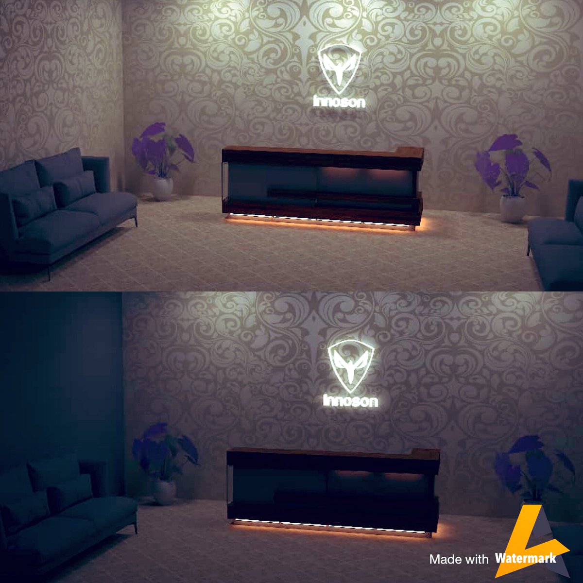 missphrankie's tweet photo. Following the beautiful logo created by this gem @osuolale_farouq for @innosonvehicles, I came up with these visuals for their internal &amp; external SIGNAGES in their workspace.

Non-illuminated (top) &amp; illuminated (bottom). This will further boost their brand identity. 

Pls RT. https://t.co/gmWWq4PDYR