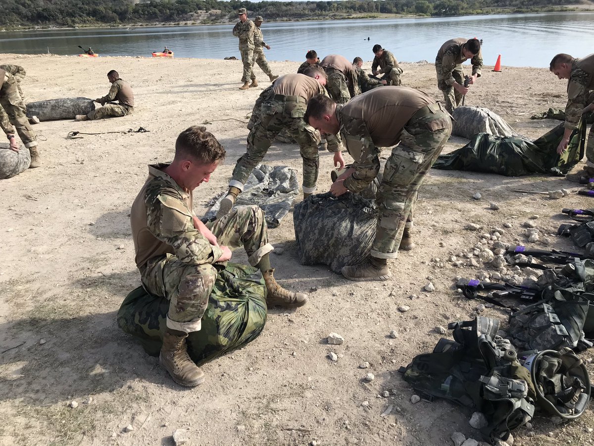 sfa_rotc's tweet photo. A huge congrats to SFA ROTC’s Ranger Challenge Team #1 for their first place finish in the Task Force Tomahawk’s competition!  Also congrats to SFA’s Team #2 for kicking some Axe!  Now it’s on to the Brigade Head to Head Ranger Challenge Competition....  Axe’Em!
#leaderswanted https://t.co/BSLllmw8b7