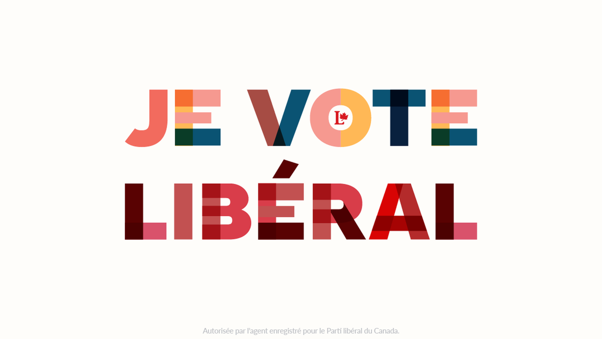 Partagez si vous votez libéral. #ChoisirDAvancer
