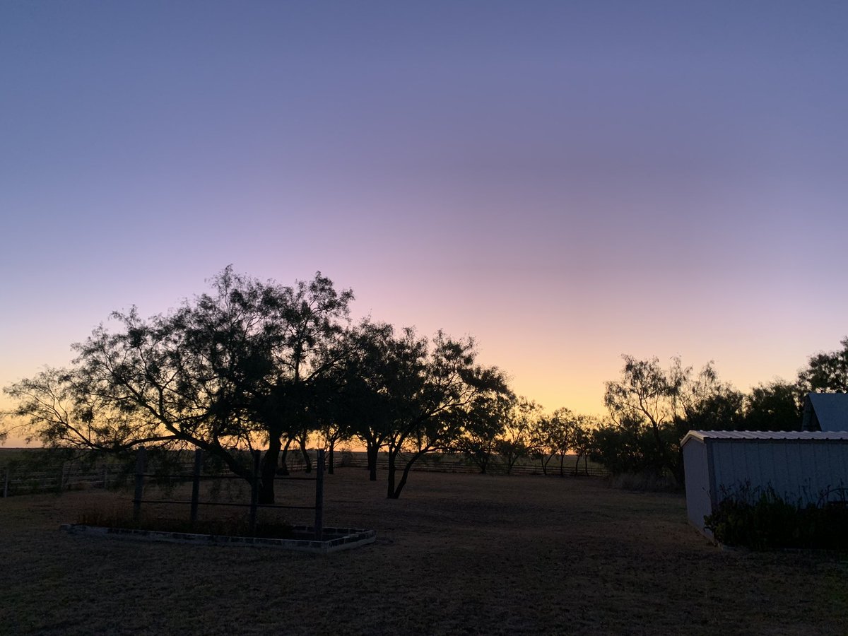 Foster97Mark's tweet photo. Sunset in Ballinger,Tx yesterday evening! #txwx #Sanangelotx #weather #sunset #Texasbackroads #stormhour #Texas #Texassunset #ballingertx https://t.co/kwvErwF5Rm