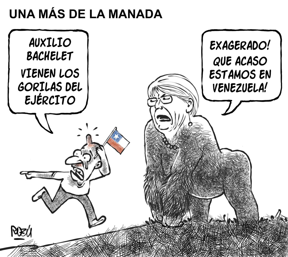 ROZÚ 🇳🇮🙂 (@errezuniga) on Twitter photo El General #Pinochet debe estar revolcándose en su tumba!... pero de la alegría que seguro le provoca que sus pupilos anden haciéndo nuevamente de las suyas repartiendo bala y garrotazos raso y parejo. MIentras tanto <a href="/mbachelet/">Michelle Bachelet</a> y el otro flojo de <a href="/Almagro_OEA2015/">Luis Almagro</a> , bien gracias! El General #Pinochet debe estar revolcándose en su tumba!... pero de la alegría que seguro le provoca que sus pupilos anden haciéndo nuevamente de las suyas repartiendo bala y garrotazos raso y parejo. MIentras tanto <a href="/mbachelet/">Michelle Bachelet</a> y el otro flojo de <a href="/Almagro_OEA2015/">Luis Almagro</a> , bien gracias!