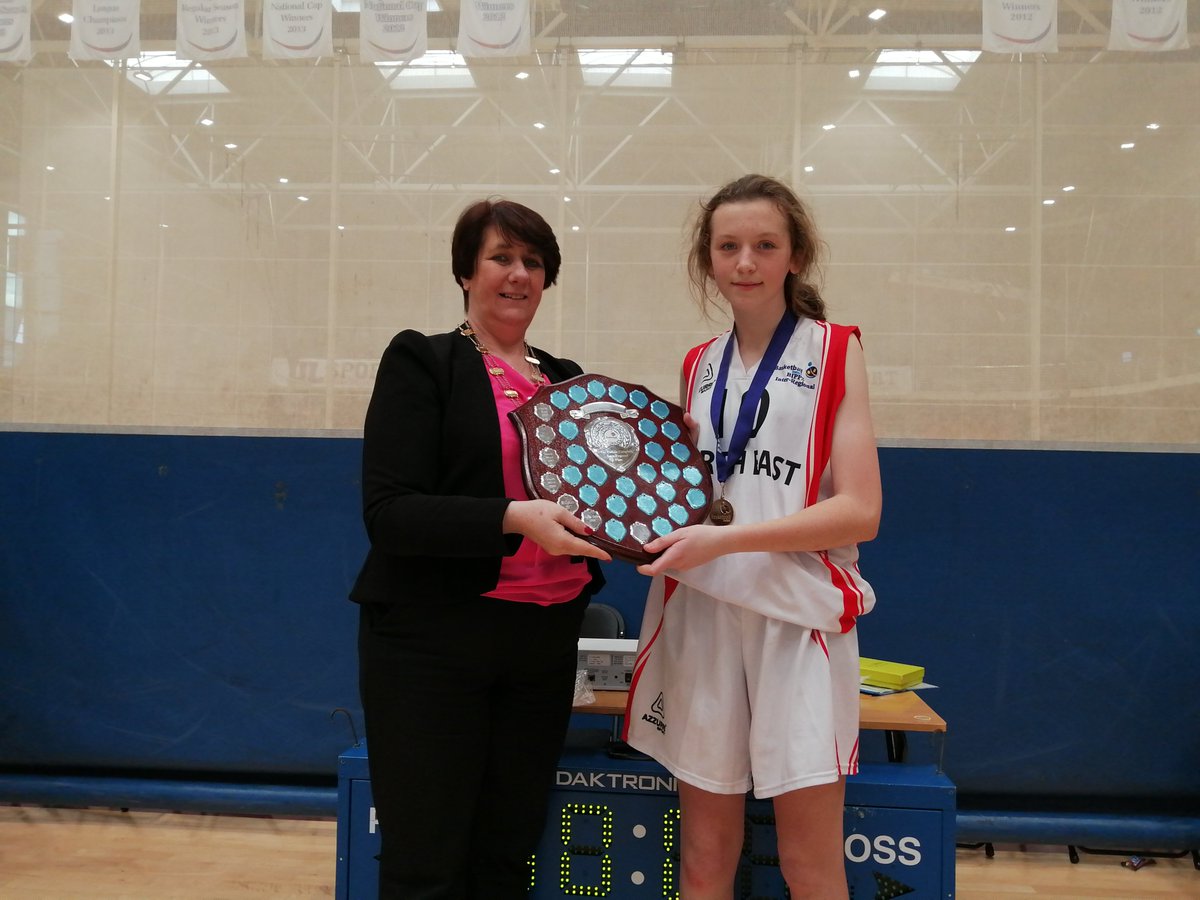 Girls plate final result  North East 55 South East 29.