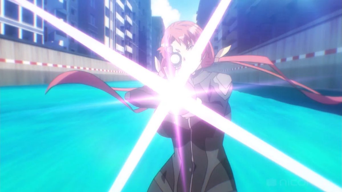 アヒュー En Twitter アニメの神田川見始めた 1話の水上射撃戦のラストシーン 被弾すると太るとみた 最後の画像だけコラです 加工ですから