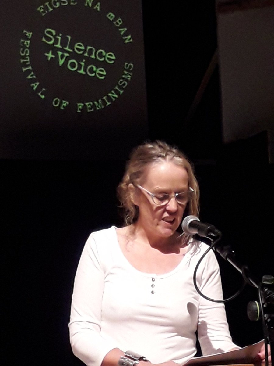 Silence_Plus's tweet photo. @elainedalton64 speaking as coordinator of the @Clare_Women s network, and curator of @Silence_Plus festival.
Patriarchy is central to most of our experiences as women.
I am in awe of the courage of women in the room in sharing their stories.
#SplusV19 https://t.co/R3nkdce0pS