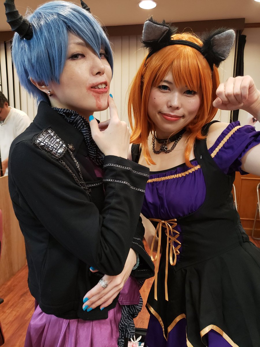 xBdRdKGPqbhIGwf's tweet image. 魔王様と飼っているニャンコ👿🐱

来週ハロウィンパーティーで会いましょう🎵

#Class0