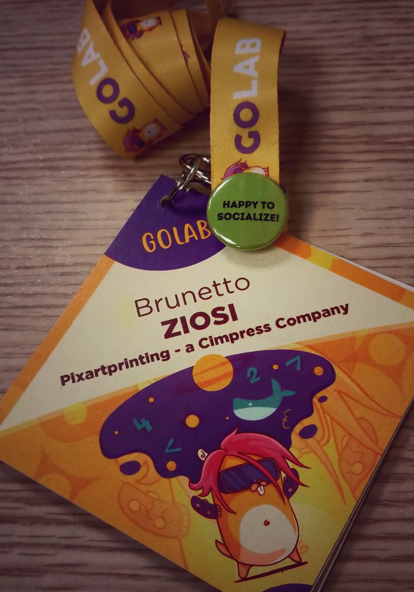 Come to me, I'm shy but #happytosocialize!! #golab #GoLab2019