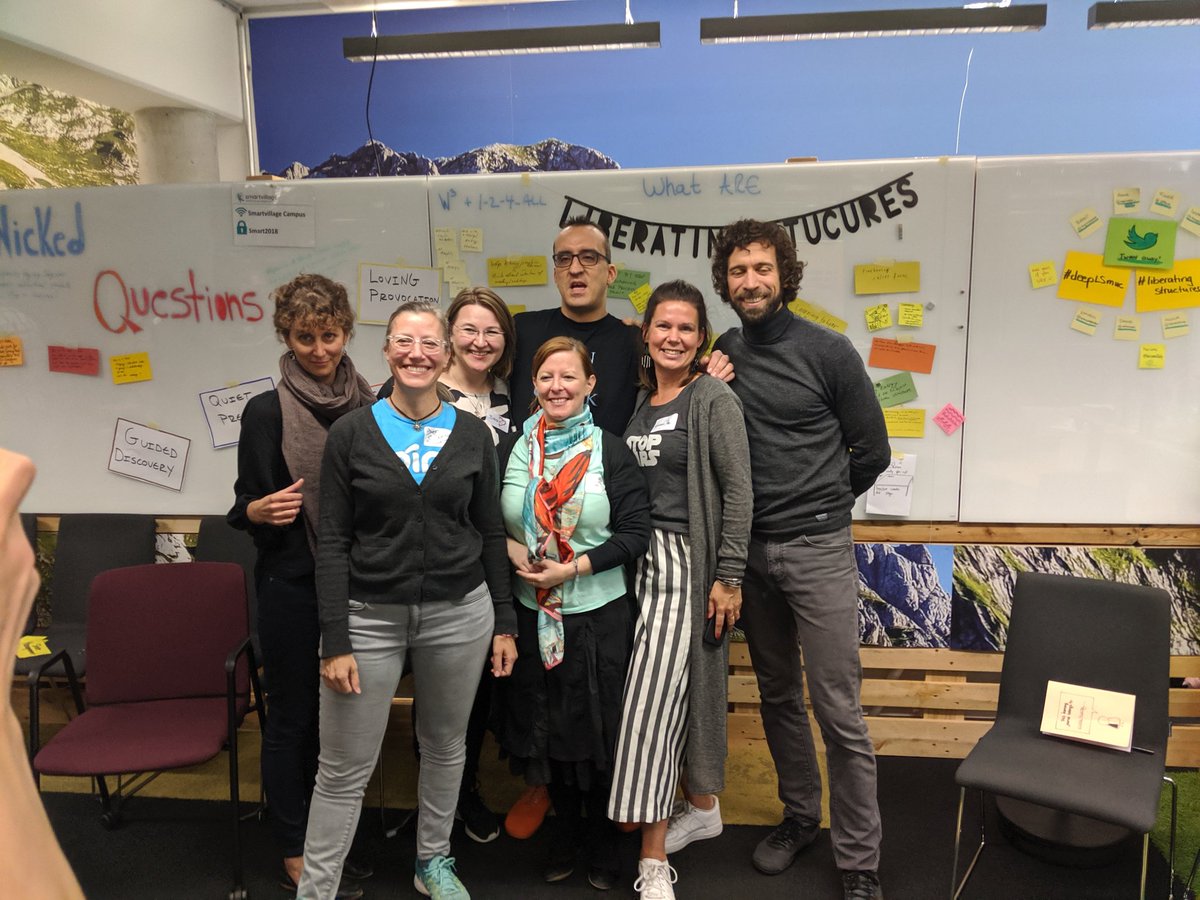 UKerkmann's tweet photo. I am happy to have such great codesigners @ #lsdus While I had the chance to dive much deeper into the #LiberatingStructures in the great #deepLSmuc with @alpinista_anna @FSQua organized by lovely @birgitnieschalk and her DesignTeam. What an experience. I recommend deeply to join https://t.co/O3liDECinE