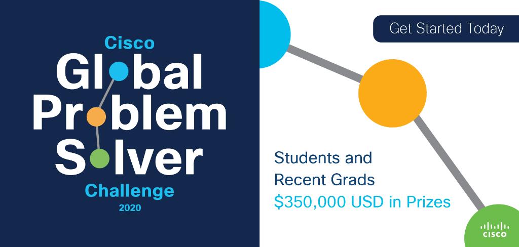cisco_in's tweet image. With $350,000 USD in prizes, the hunt for the next #GlobalProblemSolver has commenced. An exclusive India Impact category this year. If you are a student entrepreneur leveraging #technology for social impact, this is your moment. Apply now cs.co/60171HroJ #innovations