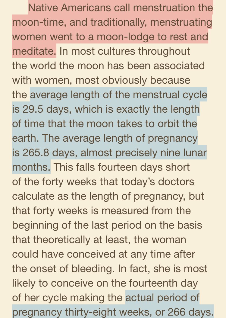 The miracle of the moon  I guess I never realized that when we say pregnancy is nine months what is meant by that is nine LUNAR months!