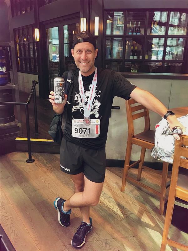 And here is Dan the Man enjoying his post half-marathon <a href="/RunTOBeer/">RUNTOBEER | Toronto</a> Pale Ale! 

<a href="/BrewScout/">Dan Grant</a> is the amazing individual who brought this together with GLB.