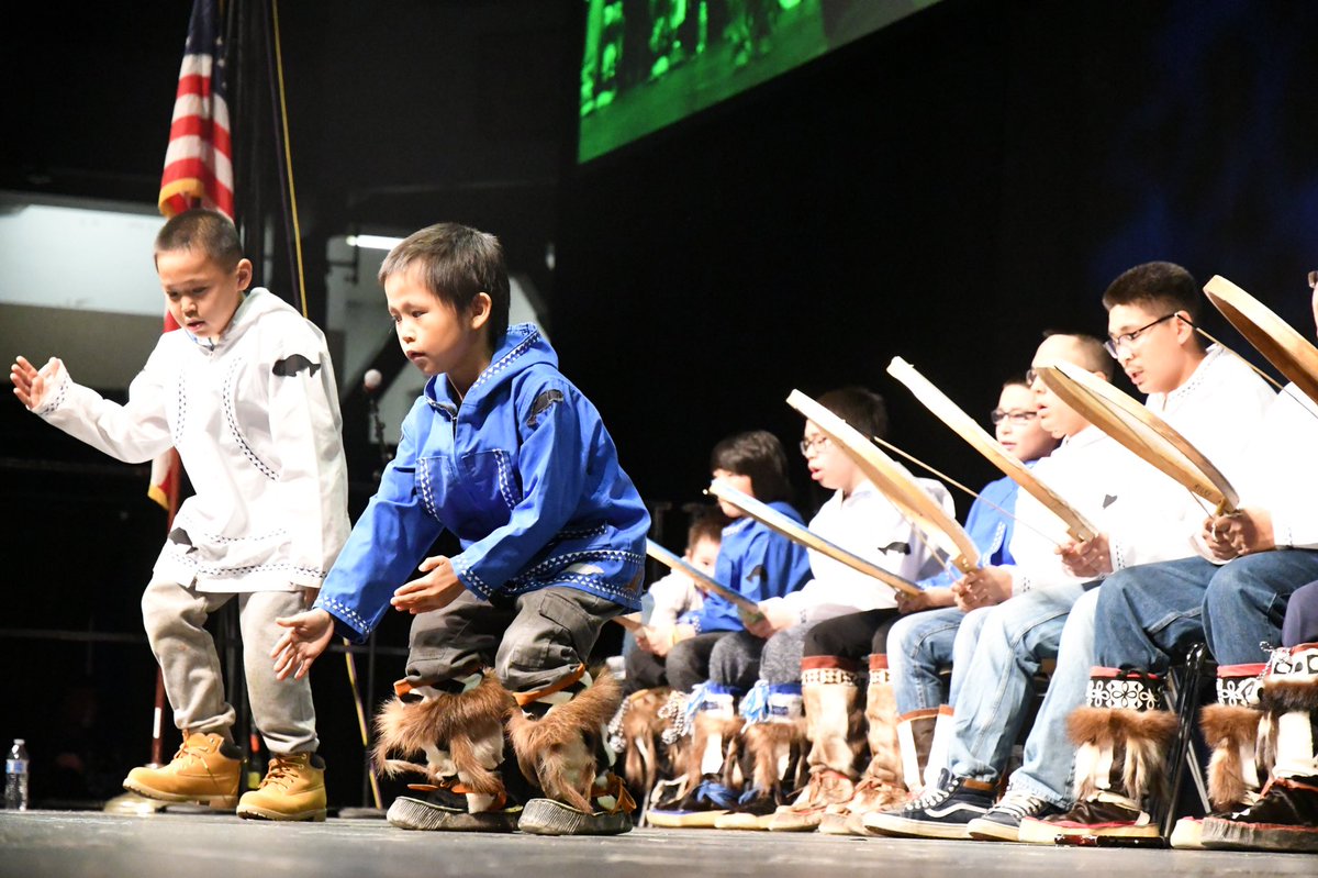 lisamurkowski's tweet photo. For 37 years, @NativeFed has hosted Quyana Alaska at their annual convention, showcasing dances in celebration of the rich heritage of their communities. I was glad to be able to witness so many of these incredible dances at this year’s event. #2019AFN https://t.co/6jVk8oXd6m