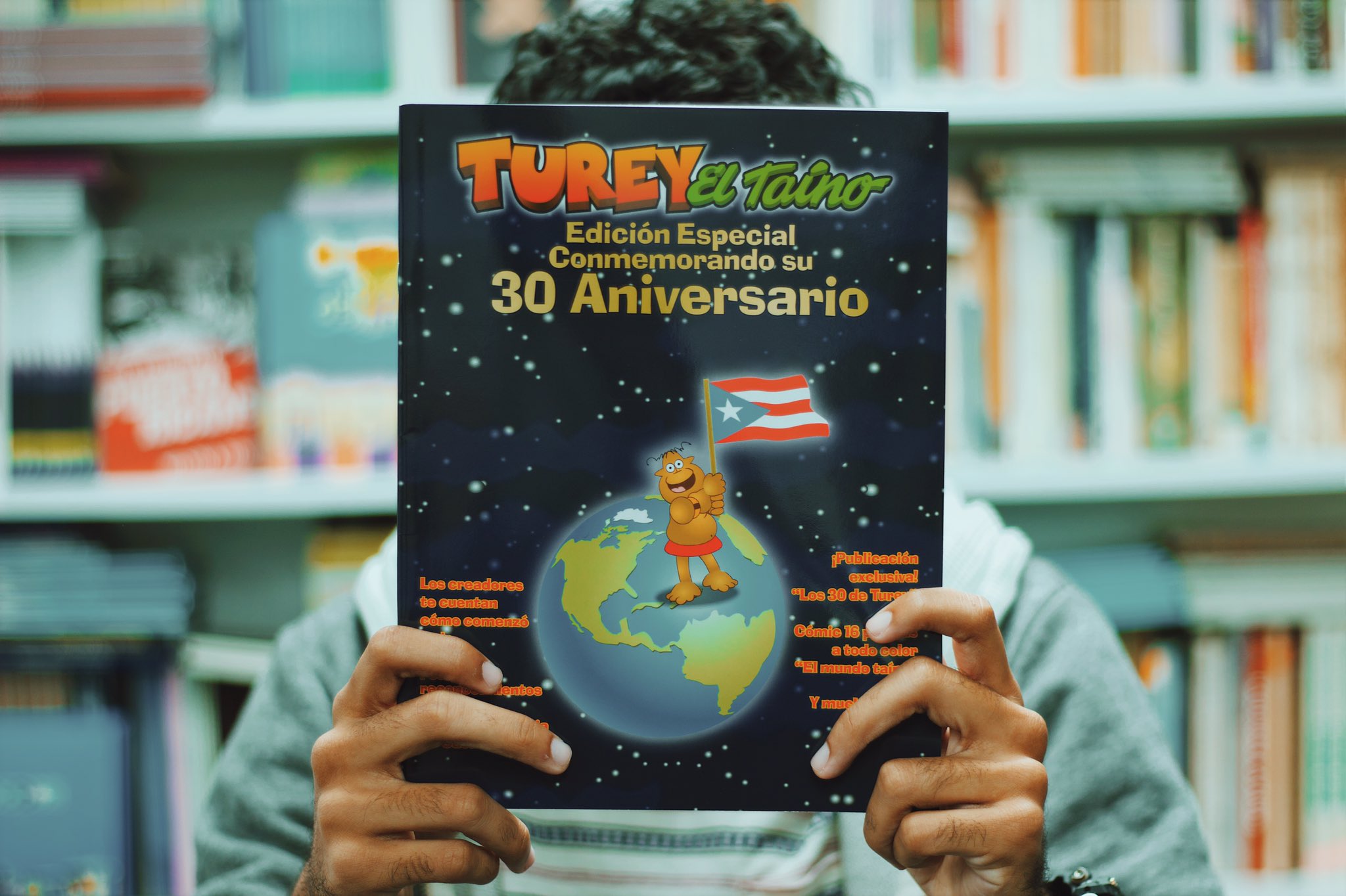 En 2019, para el treinta aniversario de Turey el Taíno se publico una edicion especial | imagen publicada por Libros787.com
