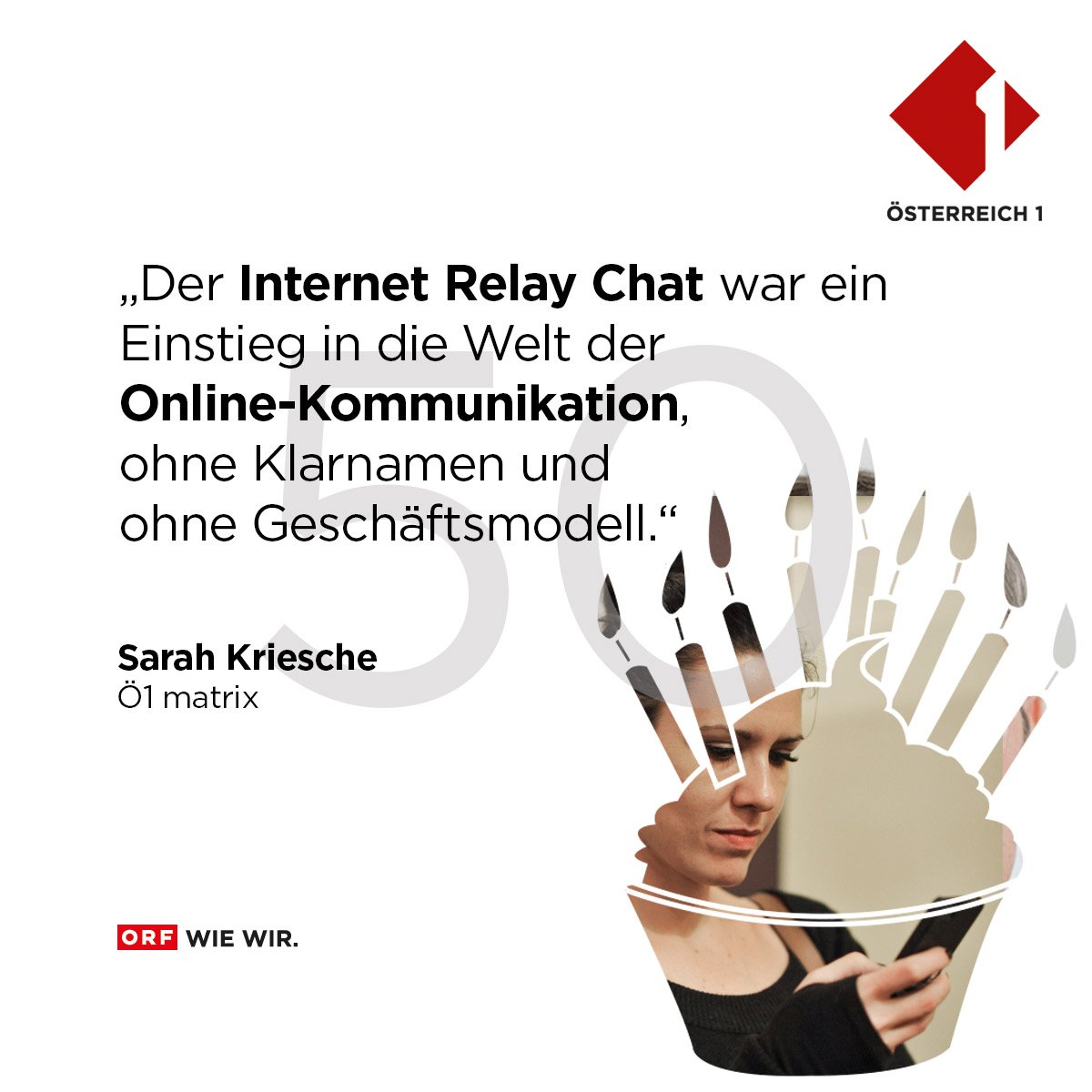 oe1's tweet photo. Geburtstage gehen ja oft mit ein klein wenig Nostalgie einher. Bei #internet50 denkt @SarahKriesche gerne an den sogenannten "internet relay chat", kurz IRC. Ein rudimentärer Vorläufer von ICQ, AOL, und natürlich Twitter und Facebook. #matrix
🔊 https://t.co/DRykLV9vpW https://t.co/jTr7ZhKYZc
