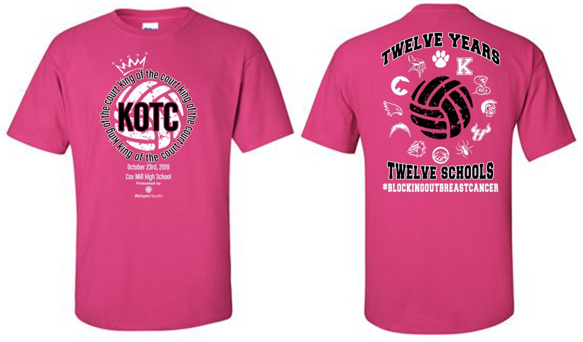 RT: This Wednesday 10/23 is "Pink Spirit Day" at ALL high schools across Cabarrus! ONE school will WIN! Get your schools involved. Winner will be selected based on social media posts announcing your school name and tagged with #kingsofpink.