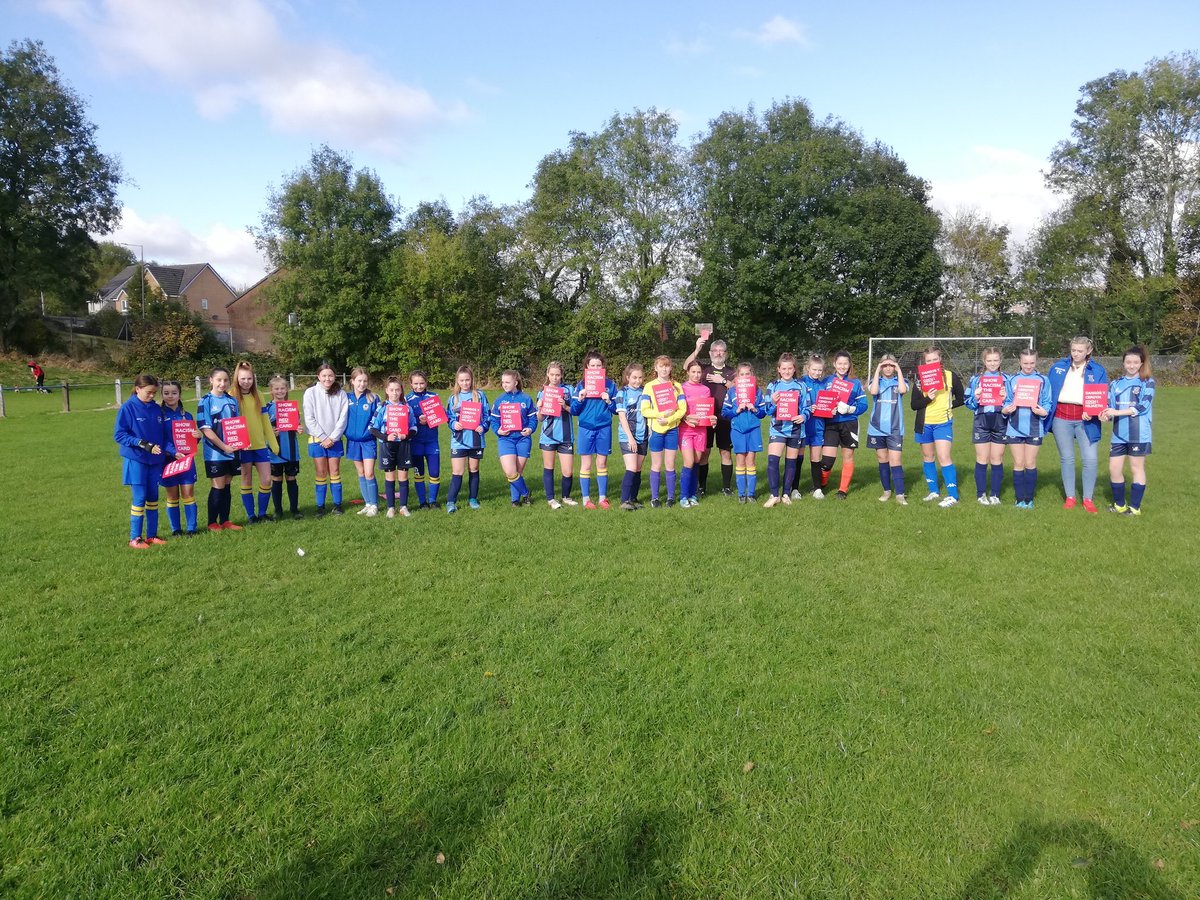 girlsIncluded's tweet photo. Thank you to @afctranchgirls for hosting us today, great footballing side and work rate. United against racism @FAWTrust @swwgl https://t.co/Zu6x1Ig1rP
