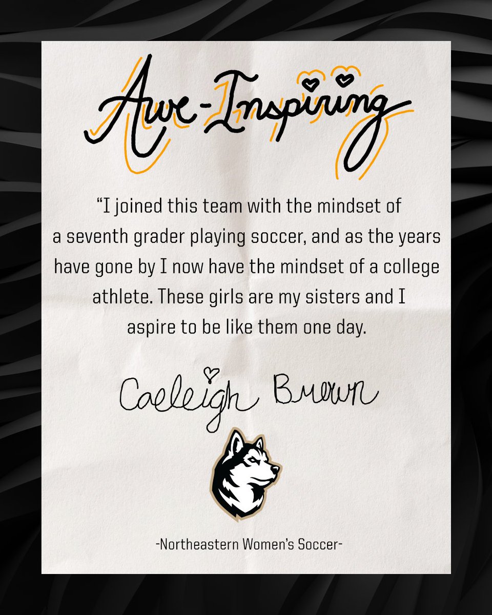 For our final word:

𝐀𝐰𝐞-𝐢𝐧𝐬𝐩𝐢𝐫𝐢𝐧𝐠 /ˈôənˌspī(ə)riNG/ adjective.

Defined by Caeleigh Brown. Although her time with <a href="/GoTeamIMPACT/">Team IMPACT</a> is ending soon, she will continue on with the #HowlinHuskies after this season!