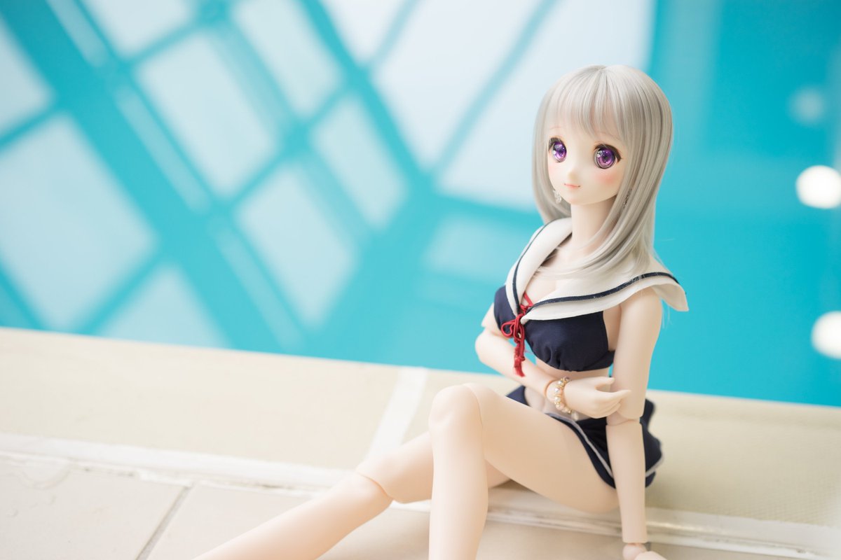 shinobuch_doll's tweet photo. 昨日の撮影会でのはるかちゃん☺️
水着がよく似合う😍
#うちのこかわいい
#ドールで例のプール https://t.co/LCXn3nxv83
