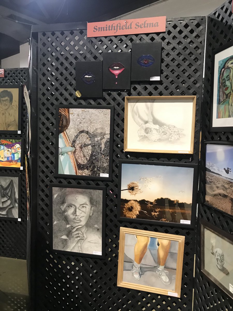 So proud of SSS art students’ artwork at #NCStateFair