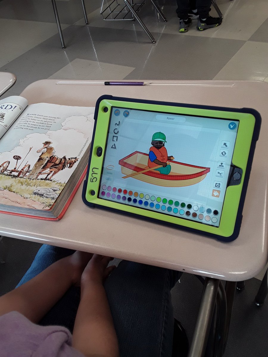baes_ms's tweet photo. Fun with Scratch Jr. making characters, settings, and scenes inspired by our reading story, "All Aboard!" #thirdgradefun https://t.co/oHxSF7ZTCc