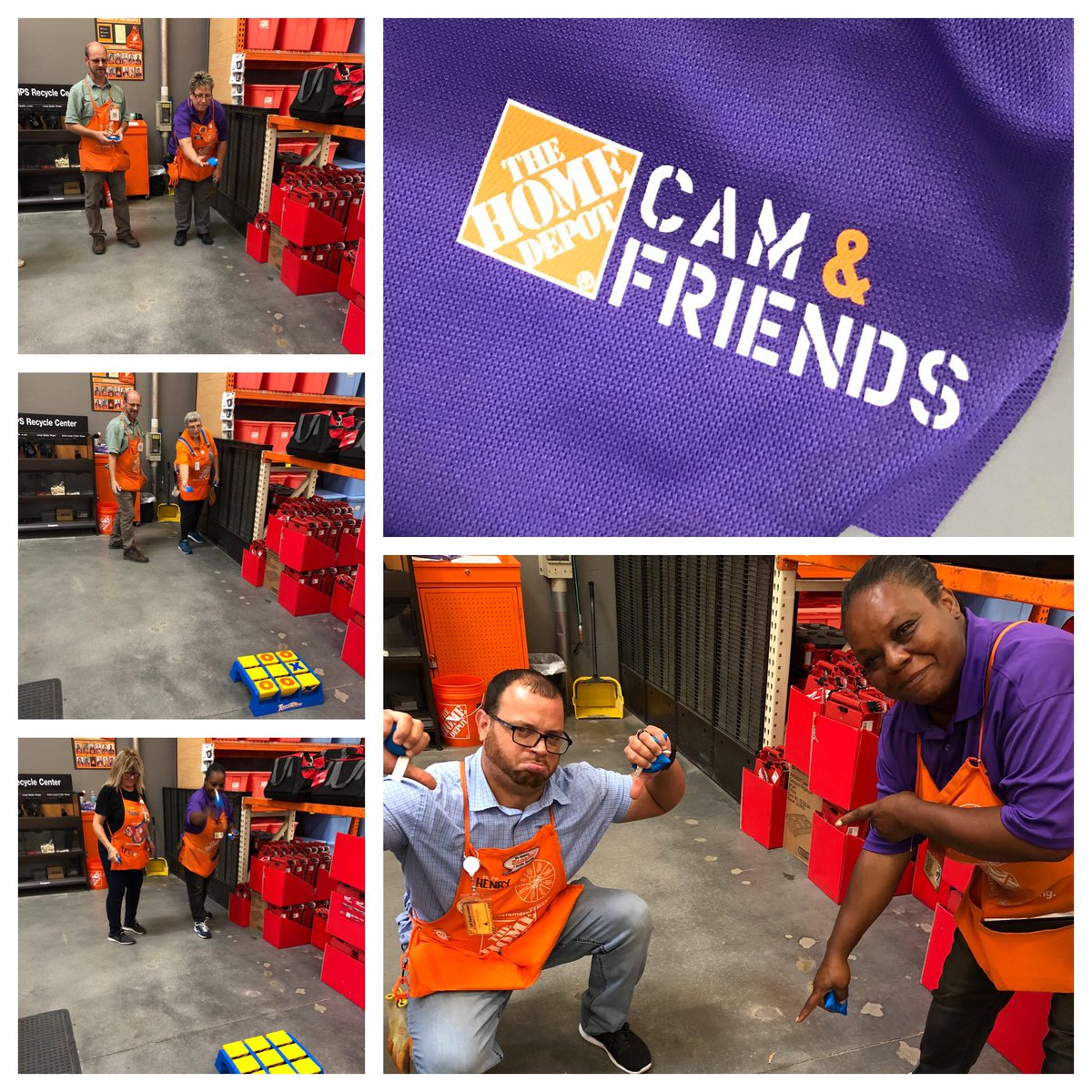 buddiewong99's tweet photo. Celebrating CAM &amp; Friends this weekend with a little tic tax toe. Great job to all the cashiers. #camandfriends2019 #positive2019 #voa365 @SprengF @HomeDepotJames @HDGerri @aliciatgeorge @deebear0603 @the_real_mizza @mbfshs2004 https://t.co/stvtqpS2XS