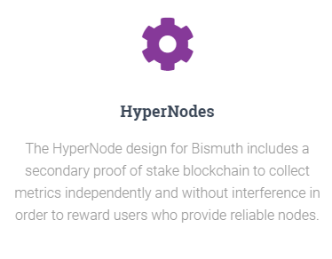 CryptoStewiee's tweet image. Another great feature of $BIS

The #HyperNode design for $BIS includes a secondary proof of stake #blockchain to collect metrics independently and without interference in order to reward users who provide reliable nodes.

bismuth.cz

#cryptocurrency #crypto