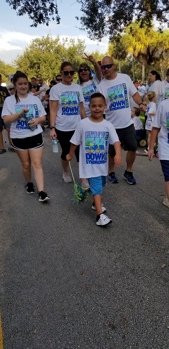 PantherRunElem's tweet photo. Great turnout this morning in support of our students - We are at the StepUp 4 Down Syndrome 5K this morning @ Markham Park with Panther Run and Team Nico Bambino
#SU4DS
@PrincipalSaef 
@browardschools 
@BrowardOSPA 

Thank you to all who donated, walked and supported!!! https://t.co/B10eVSpiEA