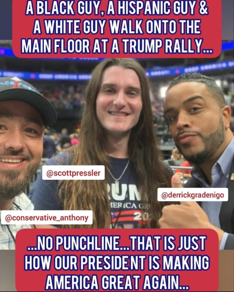 Chrissy OnFireWatch (@ChrissyFireWat1) on Twitter photo 2019-10-20 15:42:09 Promote this pic as a sign of American unification for all races through strength of knowledge and awakening of the masses. #Trump2020 . Promote this pic as a sign of American unification for all races through strength of knowledge and awakening of the masses. #Trump2020 .