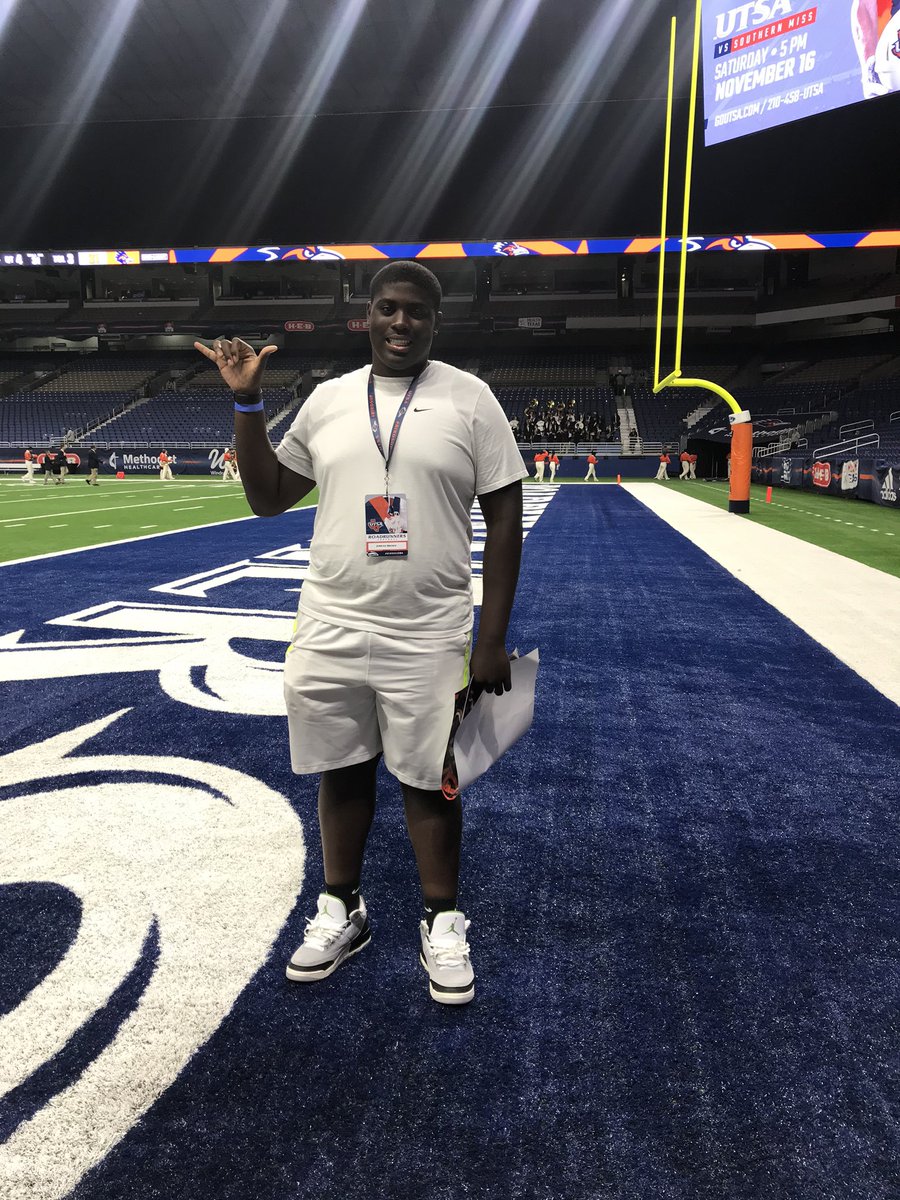 Jordan brown (@jordanbrown2020) on Twitter photo I had a great time at the UTSA game yesterday. I appreciate the entire UTSA football coaching staff for showing my family and I such great hospitality <a href="/Coach_DFunk/">Darrell Funk</a> I had a great time at the UTSA game yesterday. I appreciate the entire UTSA football coaching staff for showing my family and I such great hospitality <a href="/Coach_DFunk/">Darrell Funk</a>