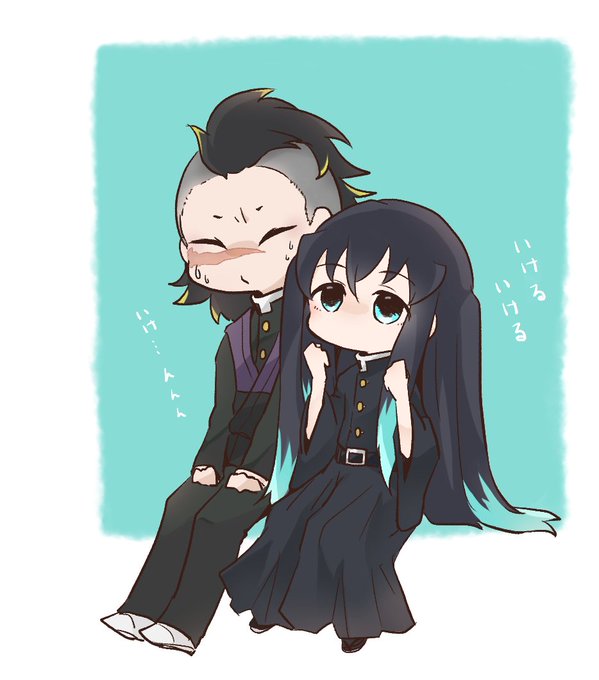 ゆばまんさんがTwitterに投稿した時透無一郎(鬼滅の刃)のイラスト。