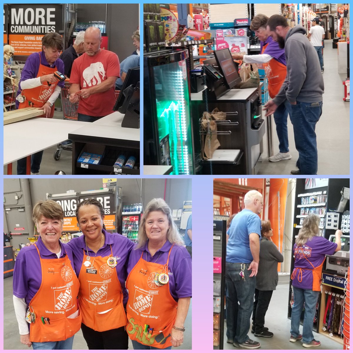 Thank you Judy for holding down 'Assisted' SCO and Sally for helping at the Key machine! You guys Rock!!
#Cashierappreciation!