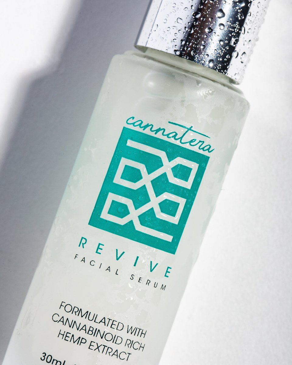 cannatera's tweet photo. One purpose of the Revive serum is to resurface the skin 💆 it is meant to minimize the look of pores and fill in those fine lines, giving your skin a smoother, more manageable texture! What is your experience in using serum? #Cannatera #Revive #Serum https://t.co/CLLSKtecer