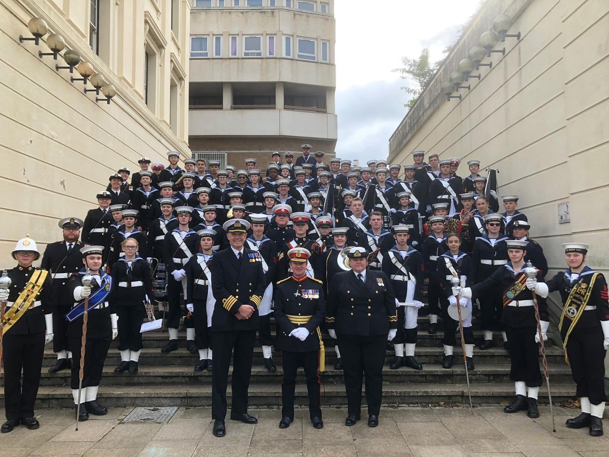 Today our Massed Bands performed at Trafalgar Parade in London and were absolutely fantastic! A band of 70+ aged 12-18 provided the musical support for a commemorative parade and don’t think I’ve ever been prouder! #trafalgarday2019 <a href="/Captain_SCC/">Captain Sea Cadets</a> <a href="/RMBandService/">The Bands of HM Royal Marines</a> <a href="/MajHuwWilliams/">SO1 RM Band</a>