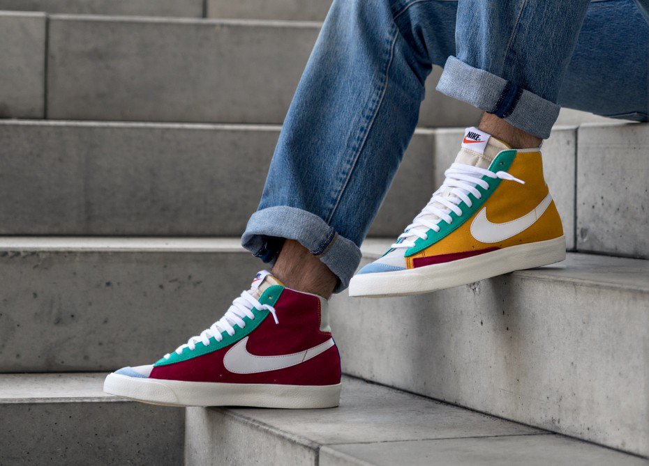 SOLELINKS on "Ad: Nike Blazer Mid 77 Vintage 'Multicolor' available in good sizes for + shipping =&gt; / Twitter