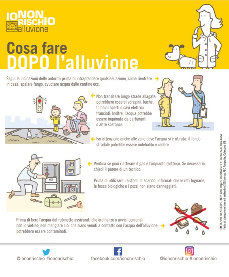 DPCgov's tweet image. #AllertaROSSA in Liguria, sapere cosa fare prima, durante e dopo un’alluvione è il primo passo per evitare situazioni di pericolo ⬇️

iononrischio.it