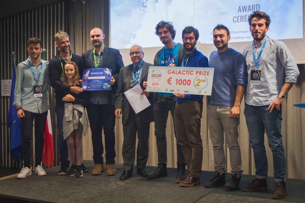 I3P_Torino's tweet photo. L'avventura di #NASASpaceAppsTorino è terminata! Congratulazioni ai team partecipanti.
🚀 1° posto: #Zer0T
💡2° posto: #Moonsweepers
🌟3° posto: #Greenmunaration
Premio #CNS: #KuiperCorp
Grazie ai partner che hanno sostenuto l'iniziativa!
#SpaceAppsTurin @SpaceApps https://t.co/OxFG7nzj8Z