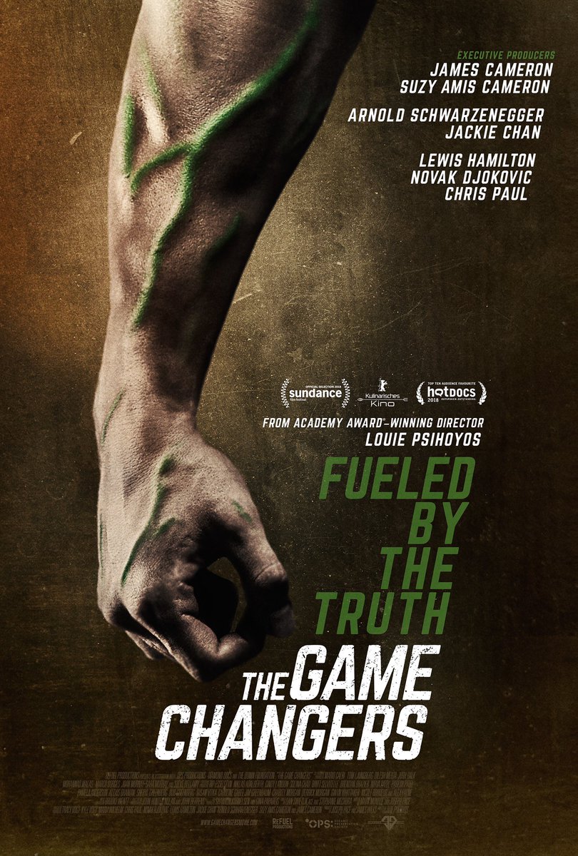 iampeterbarlow's tweet photo. Finally watched Game Changers on Netflix. Seriously, no matter what your stance on what you think is healthy in terms of diet, this should be watched by everyone. 

It’s informative, based on extensive research, studies and human experiences. #gamechangers #plantbased https://t.co/FbbUxrPfgY