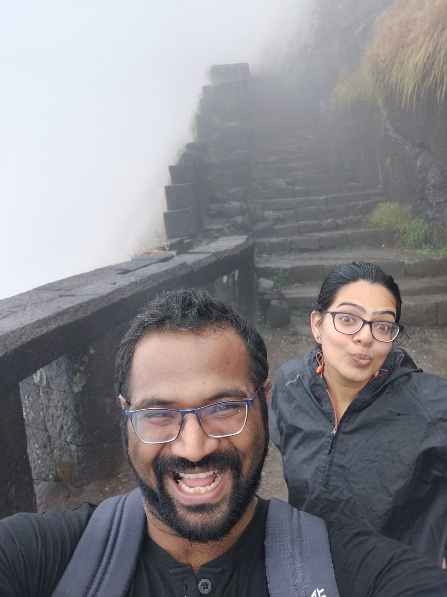 We finally had an entire day to just ourselves.No wedding tasks. No decorator calls.‌ No parents orders. No ego handling issues. None of it.Just she and I. A much needed break from the hassles of a planning a desi wedding. Two small treks and a gorgeous lunch in the rains.