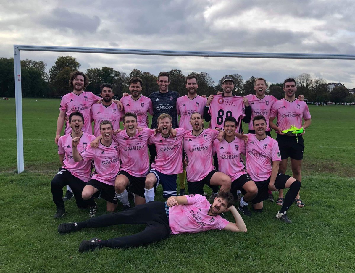 Monstars_UK's tweet photo. FIRST WIN OF THE SEASON! 

A big 5-2 win for the Monstars today on Clapham Common. Might have something to do with the new kits? 💓💓💓

@CanopyBeerCo @APITSupport @Andrewktorides https://t.co/gGTzARFcIl