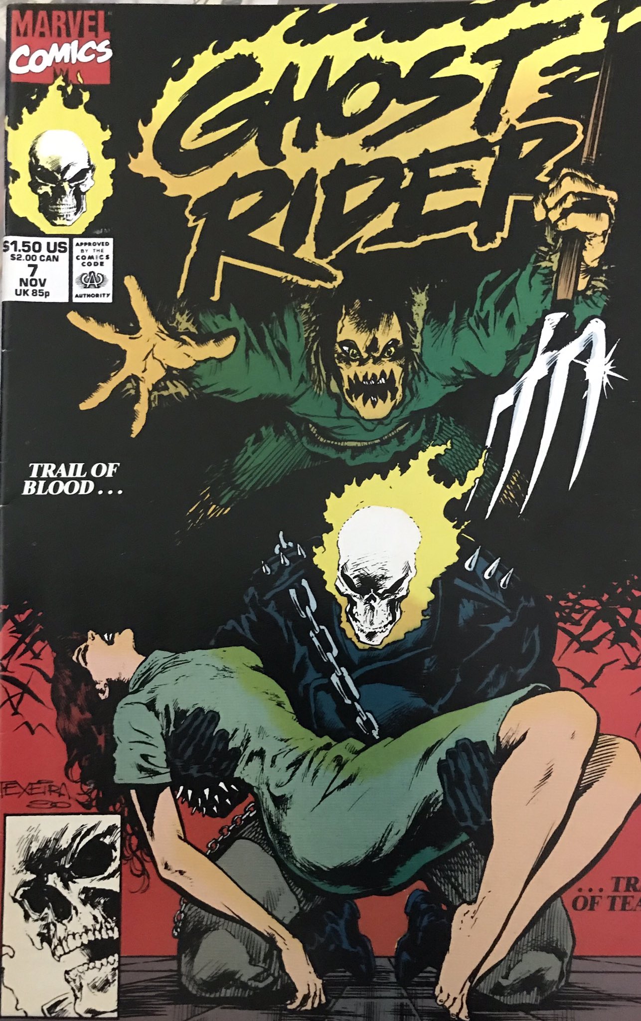 The Brave and the Bold on X: Mark Texeira Ghost Rider 16