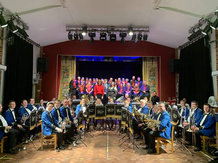OceanBrassBand's tweet photo. We thoroughly enjoyed our concert yesterday with the Rising Stars Community Choir. Thankyou for having us! https://t.co/Vft4FbBmvh