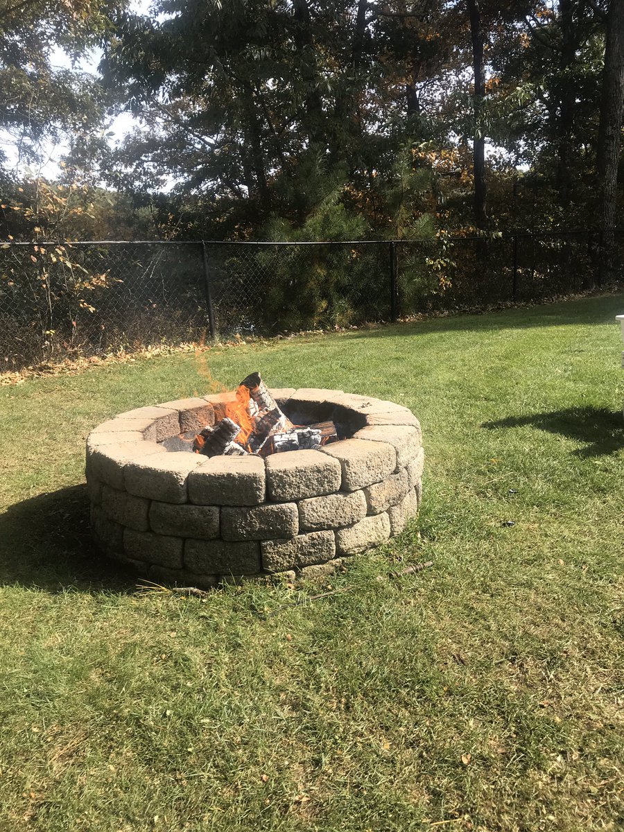 A little chillaxin’ after yard work