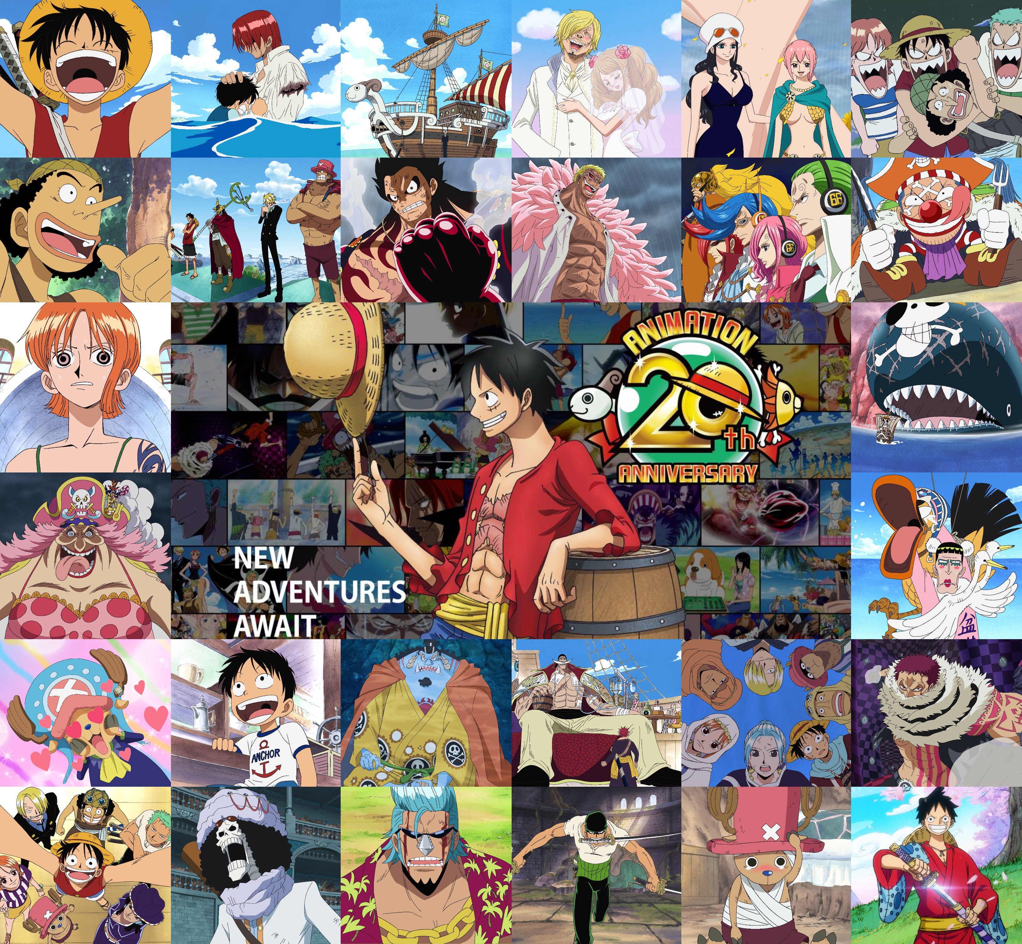 Toei Animation - So many grand adventures for the Straw Hats