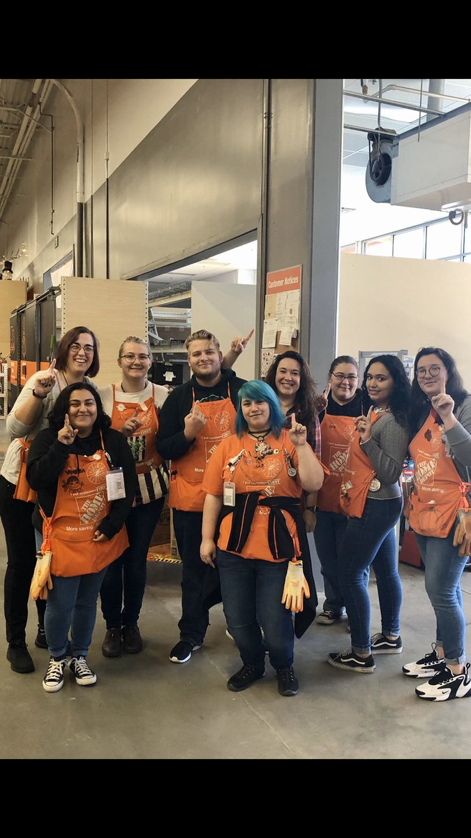 KILLIN’ CREDIT! Shout out to #team1856 for being #1 in the district for the month, 3rd for the whole half!!! We’re blazing our trail to grow our hometown store and showing up and out for the Home Depot name! Great job team!