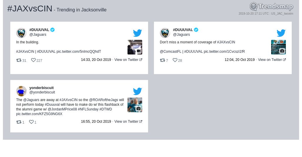 Trends Jacksonville tweet media