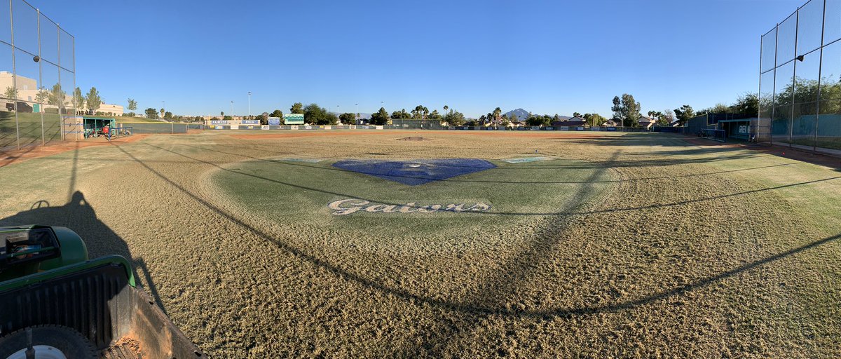 TurfGv's tweet photo. Another round of dethatching and scalping! Seed and fertilizer gets delivered tomorrow, turf vac is coming Tuesday, overseed Wednesday. https://t.co/PVyNs7WQWL
