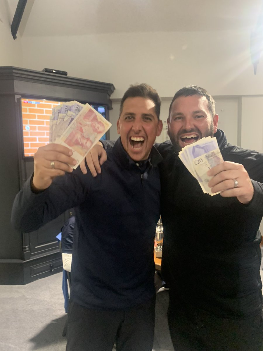 BanditsGolfTour's tweet photo. Other daily accolades : 

Longest drive : @kieserdog 
Nearest to the pin : Steve Cowley
GOTY Season sweepstake : @danfamili 

Massive thanks to @HarleyfordGolf for hosting us, lovely course with matching hospitality 

#Seasonfinalé2019 https://t.co/hAmu0Jay7W