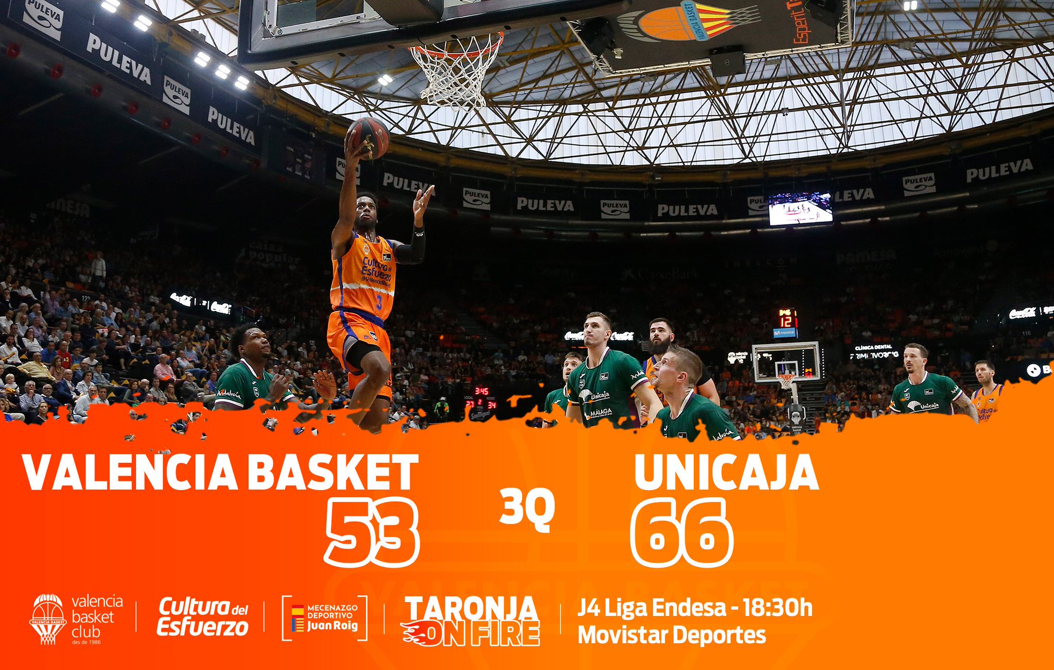 Sigue en directo el Valencia Basket Unicaja Las Provincias