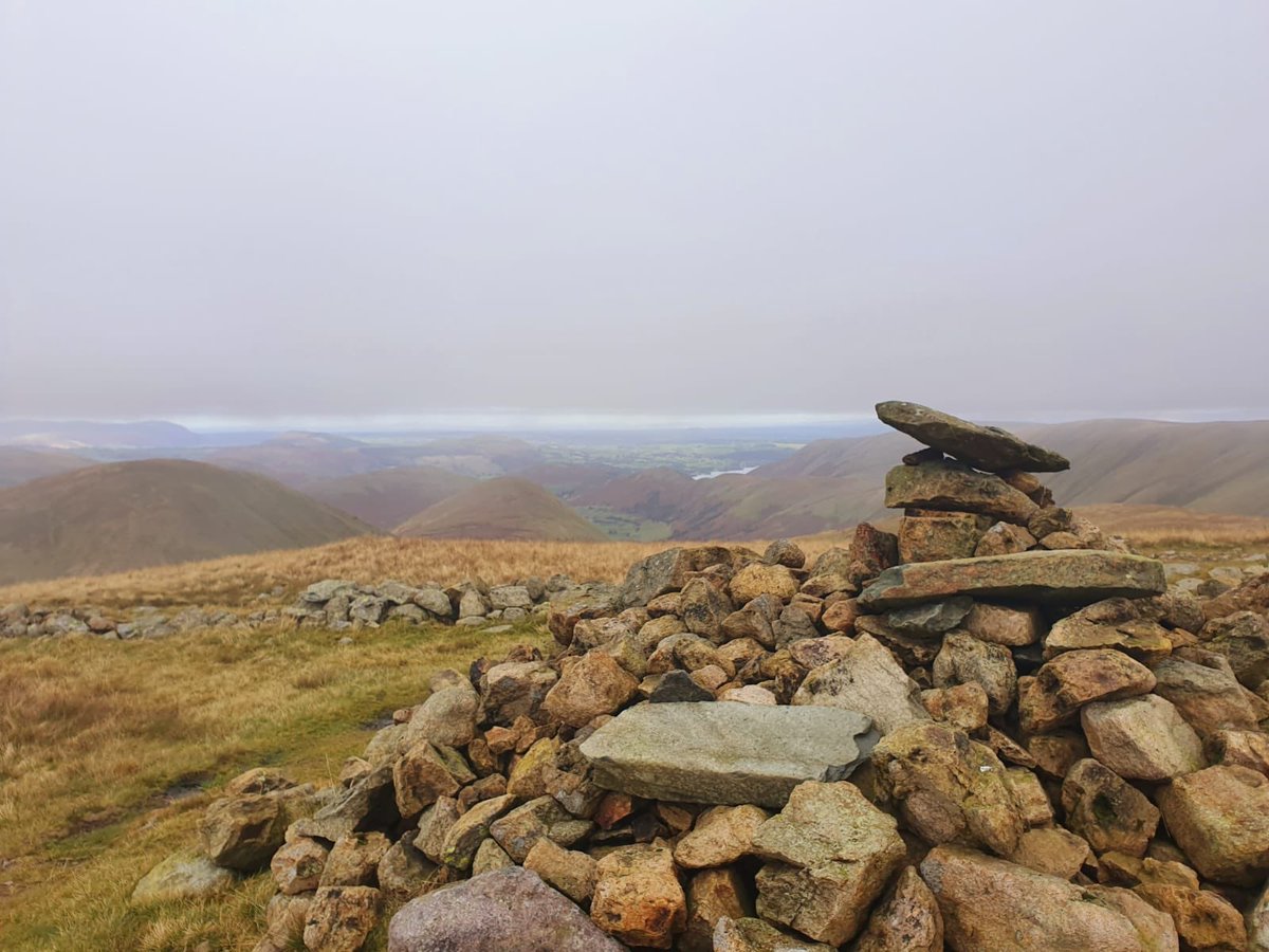 CTizzle27's tweet image. 6 more #wainwrights ticked off today during a blustery walk in the Far Eastern fells. Visibility not so good for the most part but an enjoyable one nonetheless. 38 down, 176 to go! #wainwrightamonth @Gingerpalms