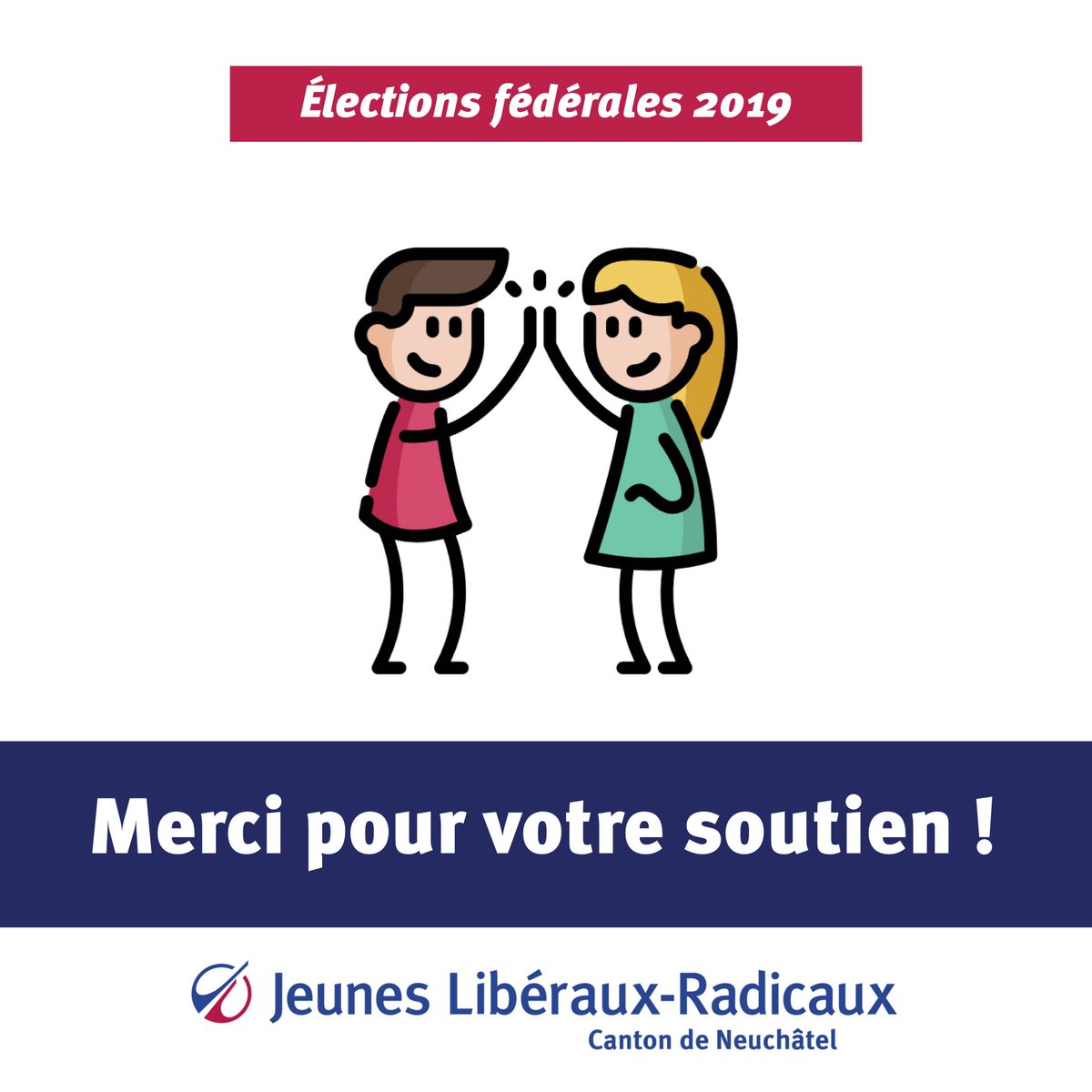 Bravo à nos candidats pour leurs résultats: 
Quentin Di Meo 1212 voix
Sophie Rohrer 1160 voix
Pierre Surdez 867 voix
Nicolas Jutzet 828 voix 

Merci à tous pour votre précieux soutien et cette belle campagne! 🗳

Le travail continue 🗽

#vivreetlaisservivre