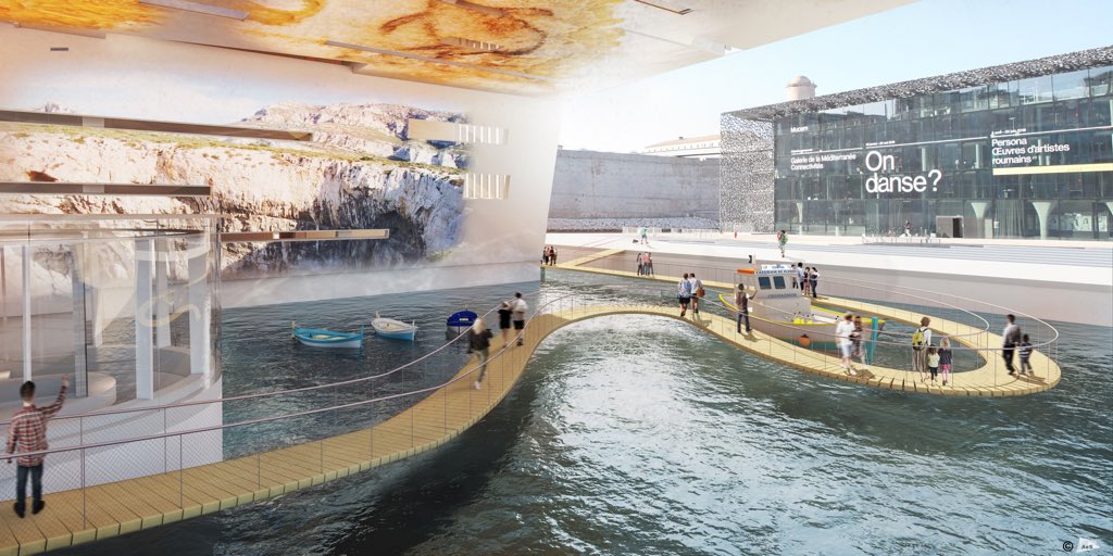 L‘appel d‘offr de la restitution de la Grotte Cosquer à Marseille validé Ce sera villa Méditerrannée